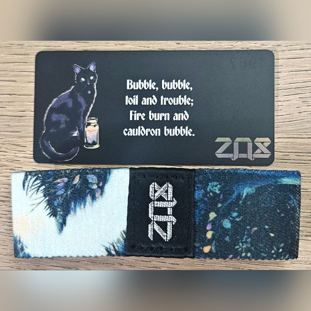 ZOX "SPELLBOUND" #1968 NEW LARGE black cat salem Collectible SOLD OUT WRISTBAND - Picture 3 of 3